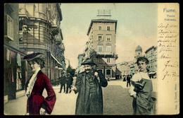 FIUME 1904. Régi Montázs Képeslap  /  Montage Vintage Pic. P.card - Hongarije