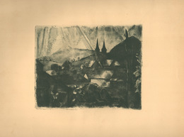 Aba Novák Vilmos (1894 - 1941) Rézkarc Képméret :20*19 Cm  /  Copper Etching - Zonder Classificatie