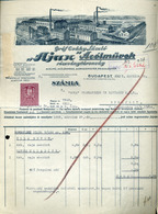 BUDAPEST 1928. Ajax Acélművek, Fejléces, Céges Számla - Non Classés