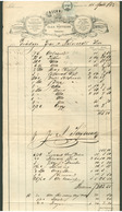 TEMESVÁR 1863. Taytesak Kereskedés, Fejléces, Céges Számla  /  Taytesak Store Letterhead Corp. Bill - Lettres & Documents
