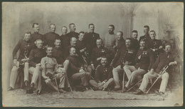 1890-1900.  Ca. K.u.K. Tisztek , Régi Fotó  37*21 Cm  /  K.u.K. Officers Vintage Photo - Andere & Zonder Classificatie