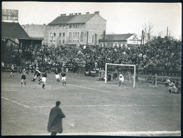 BUDAPEST 1932. Hungária Krt. SPORT Magyar -Német Futball Mérkőzés , Régi Fotó 23*18 Cm  /  German-Hun. Football Match Vi - Autres & Non Classés