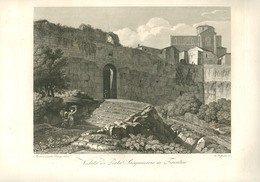 Gmelin, Wilhelm Friedrich (1760-1820): Veduta Di Porta Sanquinaria In Ferentino , Rézmetszet , Képméret 30*22 Cm  /  Cop - Estampes & Gravures