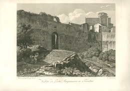 Gmelin, Wilhelm Friedrich (1760-1820): Veduta Di Porta Sanquinaria In Ferentino , Rézmetszet , Képméret 30*22 Cm  /  Cop - Prints & Engravings