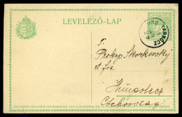 UNGTARNÓC / Тарнівці 1913. Díjjegyes Levlap Ritka Bélyegzéssel  /  Stationery P.card Rare Pmk - Gebruikt