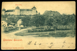 GÁCS 1899. Régi Képeslap  /  Vintage Pic. P.card - Hongrie