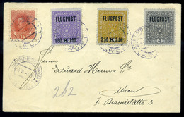 1918. Lemberg - Wien Légi Levél  /  VIENNA Airmail Letter - Lettres & Documents