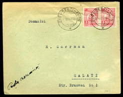 ROMÁNIA 1926. Korai, Belföldi Légi Levél  /  ROMANIA Early Domestic Airmail Letter - Lettres & Documents