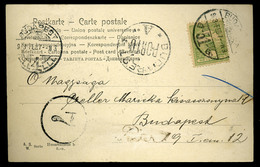 BUDAPEST 1903. Helyi Képeslap 7f Portó Bélyegzéssel  /  Local Vintage Pic. P.card 7f Postage Due Pmk - Used Stamps