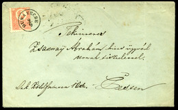 DUNAVECSE 1871. Kőnyomat 5Kr Levélen, Szép Bélyegzéssel Pestre Küldve  /  Litho 5 Kr Letter  Nice Pmk To Pest - Used Stamps