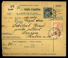 CSORNA 1922. Csomagszállító, Személyzeti Díjkedvezménnyel Budapestre Küldve  /  Parcel P.card Staff Discount To Budapest - Lettres & Documents