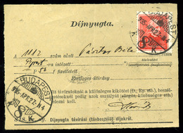BUDAPEST 1935. Díjnyugta Arcképek 20f-rel  /  Receipt Portraits 20f - Lettres & Documents
