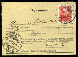 BUDAPEST 1935. Díjnyugta Arcképek 20f-rel  /  Receipt Portraits 20f - Covers & Documents