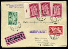 HATVAN 1949. Expressz  Nyomtatvány Jászberénybe Küldve  /  Express Print To Jászberény - Lettres & Documents