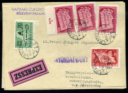 HATVAN 1949. Expressz  Nyomtatvány Jászberénybe Küldve  /  Express Print To Jászberény - Covers & Documents