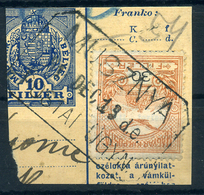MUSZNYA / Moščanci  1911. Postaügynökségi Bélyegzés  /  Postal Agency Pmk - Oblitérés