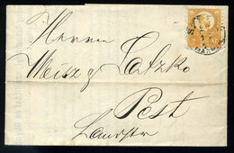 MÁRAMAROSSZIGET 1872. 2kr-os , Céges Nyomtatvány Pestre Küldve  /  2 Kr Corp. Print To Pest - Used Stamps