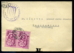 NYÍREGYHÁZA 1951. Érdekes Rabbi Levelezés,  Nagykanizsára Küldve  /  Intr. Rabbi Correspondence To Nagykanizsa - Lettres & Documents