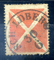 Szép Kis Andrászkeresztes Bélyeg, Ferchenbauer Attesttel  / Nice Small Andrew Cross Stamp Attest: Ferchenbauer - Gebruikt
