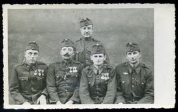 II. VH Katonák, Fotós Képeslap  /  WW II Soldiers Photo Vintage Pic. P.card - Hongarije
