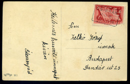 CSIBRÁK 1949. Képeslap, Postaügynökségi Bélyegzéssel  /  Pic. P.card Postal Agency Pmk - Brieven En Documenten