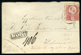 MAROSVÁSÁRHELY 1874. Ajánlott, 3*5Kr-os Levél Kolozsvárra Küldve  /  Reg. 3*5Kr Letter To Kolozsvár - Oblitérés