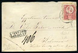 MAROSVÁSÁRHELY 1874. Ajánlott, 3*5Kr-os Levél Kolozsvárra Küldve  /  Reg. 3*5Kr Letter To Kolozsvár - Used Stamps