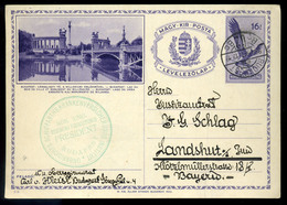 BUDAPEST 1934. Városképes Díjjegyes Levlap Németországba Küldve  /  City View Stationery P.card To Germany - Covers & Documents