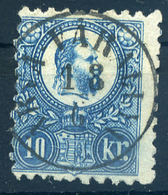 ÁRVAVÁRALLYA 10 Kr Szép Bélyegzés  /  10 Kr Nice Pmk - Used Stamps