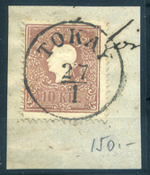 TOKAY 1858. 10Kr Szép Bélyegzés  /  10 Kr Nice Pmk - Oblitérés