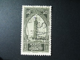 Perforé Perfin Maroc , Perforation : SM 23  à Voir - Altri & Non Classificati