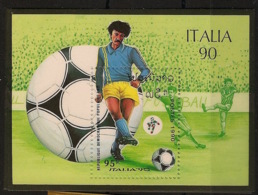 Laos - 1989 - Bloc Feuillet BF N°Yv. 107 - Football World Cup Italia - Neuf Luxe ** / MNH / Postfrisch - 1990 – Italy