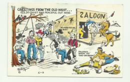 GREETINGS FROM THE OLD WEST BY PETLEY VIAGGIATA FP - Humor