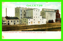 CALGARY, ALBERTA - CALGARY MILLING CO'S -ELEVATOR AND FLOUR MILL - THE ROYAL CURIO & NEWS CO - - Calgary