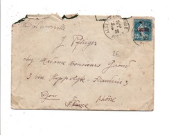 ALGERIE LETTRE DE ALGER POUR LA FRANCE 1925 - Cartas & Documentos