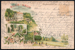 C7581 - Litho Aschersleben - Burg Haus - Hermann Schurade - Aschersleben