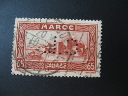 Perforé Perfin Maroc , Perforation : CL 10   à Voir - Sonstige & Ohne Zuordnung