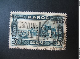 Perforé Perfin Maroc , Perforation : CL 10   à Voir - Sonstige & Ohne Zuordnung