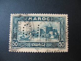 Perforé Perfin Maroc , Perforation : CL 10   à Voir - Otros & Sin Clasificación