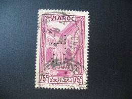 Perforé Perfin Maroc , Perforation : CL 10   à Voir - Altri & Non Classificati