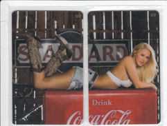 GREECE PHONECARDS - Coca Cola Puzzle With Sexy Girl, HD Communications, Prepaid Card, Tirage 100,mint - Puzzle