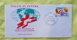 WALLIS ET FUTUNA Medecine, 20 Ans De Medecins Sans Frontieres. Yvert N° 407, FDC, Enveloppe 1 Er Jour 1991 - Medicine