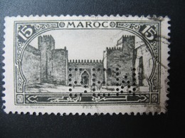 Perforé Perfin Maroc , Perforation : M 16   à Voir - Altri & Non Classificati