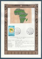 Egypt - 1989 - Special Limited Edition - Design On Papyrus - ( African Bank ) - First Day Issue Postmark - Covers & Documents