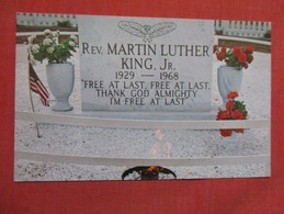 Black Americana   Memorial To Dr. Martin Luther King Jr. Atlanta Georgia    Ref    3594 - Black Americana