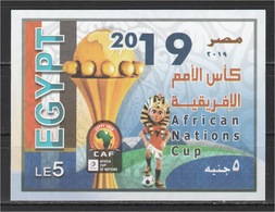 Egypt - 2019 - S/S - ( African Nations Cup - CAF - Egypt, 2019 - Soccer ) - MNH** - Afrika Cup