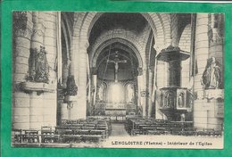 Lencloître (86) Intérieur De L'église 2scans - Lencloitre