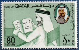 Qatar 1978 Education 1 Value MNH Illiteracy, Reading, Book, Arab Letter - Sonstige & Ohne Zuordnung