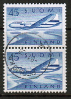 FINLAND  Scott # C 7 VF USED PAIR (Stamp Scan # 531) - Usados