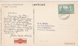 Tonga Carte Postale Pour La France 1955 - Tonga (...-1970)